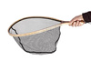 Snowbee NEW WOODEN FRAME TROUT NET WITH RUBBER MESH - FRAME 35 x 23 cms