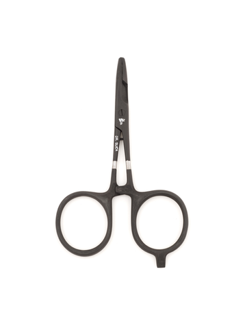Dr. Slick Scissor Clamp/Barb Crusher, 4-3/4″, Gold or Black Loops, Straight