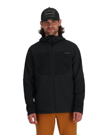 Simms Confluence Hoody Black - bluza polarowa z kapturem