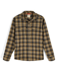 Simms Gallatin Flannel Shirt Kennebec Plaid: Stone