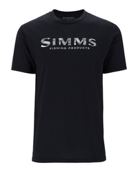 Simms Shroud Fill Logo T-Shirt Black
