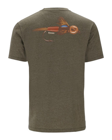 Simms Let It Fly T-Shirt Military Heather