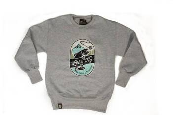 Lets'fly Bluza grey classic XL