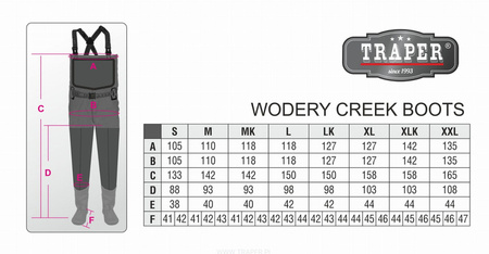 Waders Traper Creek Boots LK /44