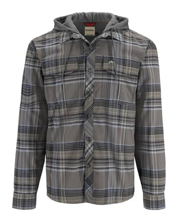 Simms Coldweather Hoody Gunmetal Neo Plaid M