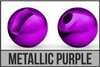 Traper główki wolframowe Slotted Metallic Purple (10szt.)