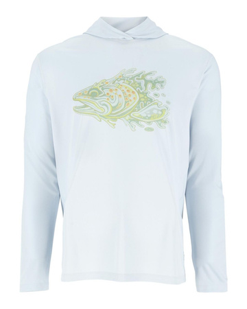 Simms Tech Hoody - Artist Series Bimini Trt Head - koszulka wędkarska z kapturem i ochroną UV