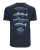 Simms Species T-Shirt Navy Heather - koszulka wędkarska