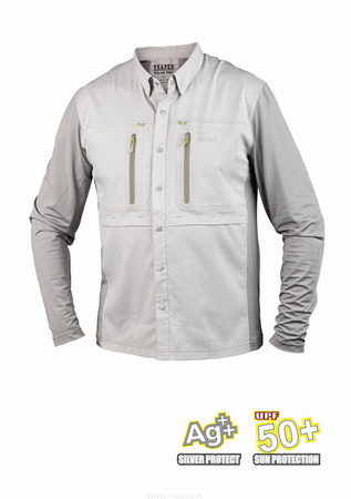 Traper Solar Pro Light Grey shirt 