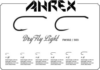 Ahrex FW503 Dry Fly Light Barbless