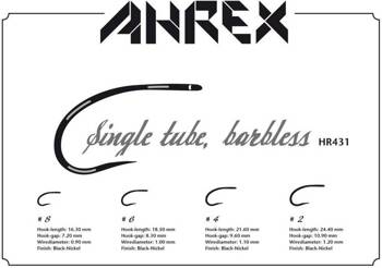 Ahrex HR431 - Tube Single Barbless