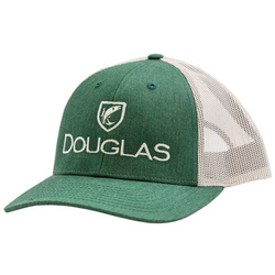 Douglas Low Crown Hat – Dark Green/Light Gray