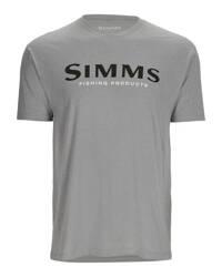 Simms Logo T-shirt Cinder Heather XXL