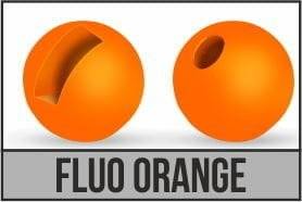 Traper główki wolframowe Slotted Fluo Orange 5,0mm (10szt.)