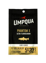 Umpqua Phantom X Euro Nymph 20ft Leader - 5X