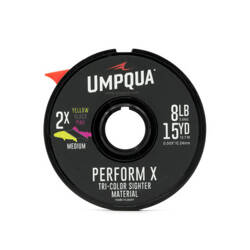 Umpqua SIGHTER-TIPPET Tri-color Yellow / Black / Pink 2X / 0,24 mm