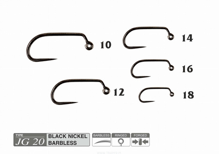 Haczyki muchowe Traper JG20 Hikara #14