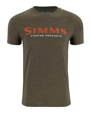 Simms Logo T-Shirt Loden Heather 