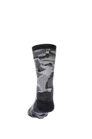 Simms Merino Midweight Hiker Sock Hex Flo Camo Carbon