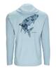 Simms Tech Hoody - Artist Series Steel Blue/Tarpon XL