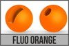 Traper główki wolframowe Slotted Fluo Orange 3,5mm (10szt.)